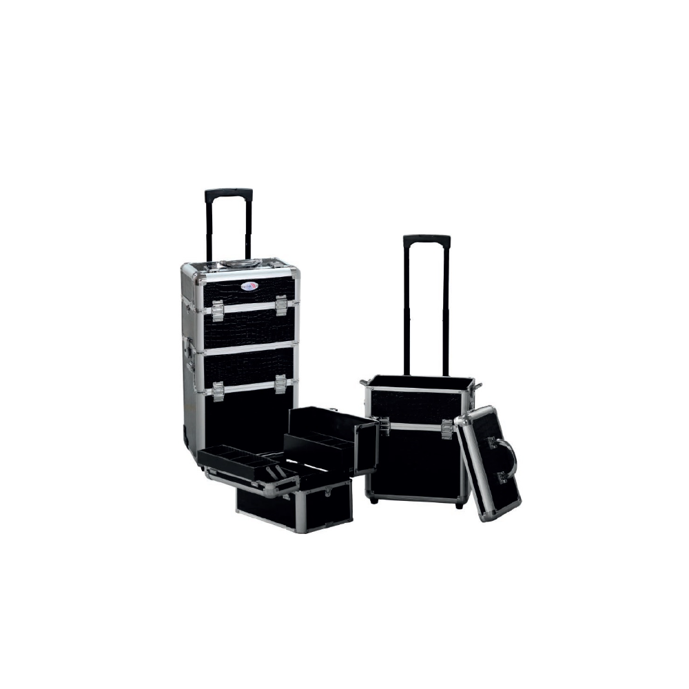 MELCAP TROLLEY BIG PER ESTETISTA CON SCOMPARTI MULTIPLI E COPERCHIO -  Beautyline