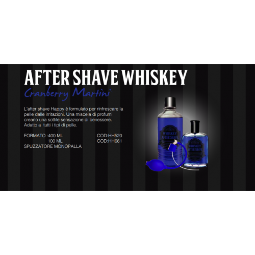 WHISKEY AFTER SHAVE 400100ML