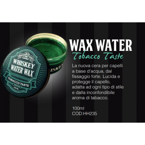 WHISKEY CERA PER CAPELLI WAX WATER 100 ML