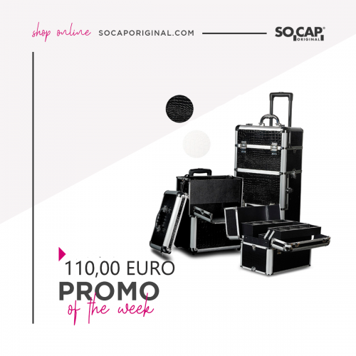 SOCAP Trolley K-3156B 3 in 1-Colore Nero Dimensione: 70 X 37 X 24 Cm