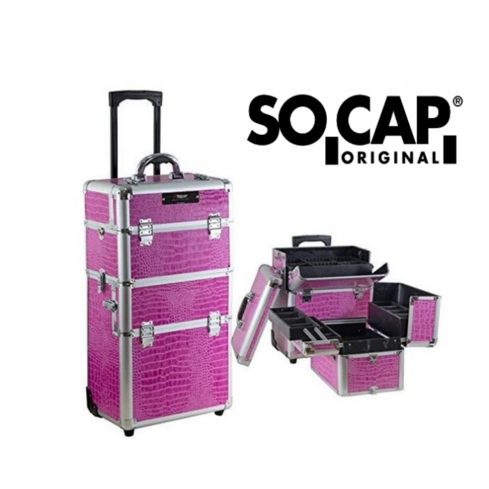 SOCAP Trolley K-3156B 3 in 1-Colore Nero Dimensione: 70 X 37 X 24 Cm