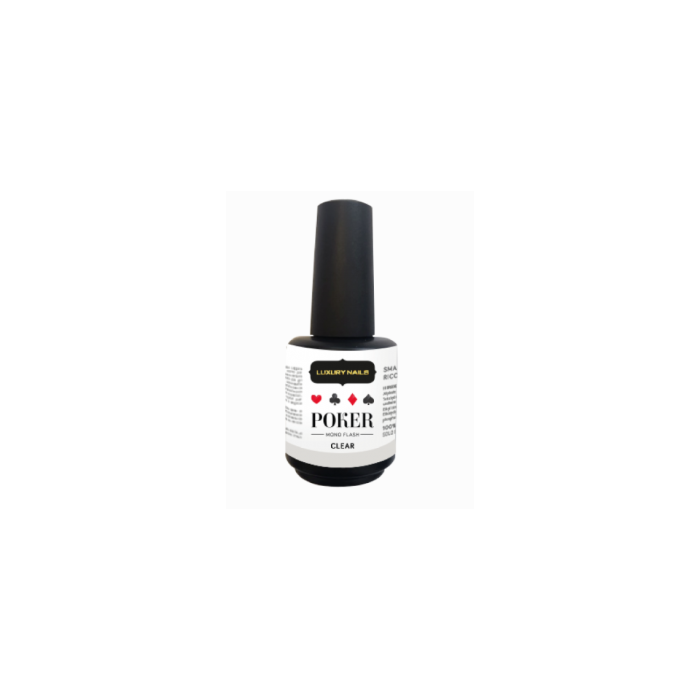 LUXURY NAILS -POKER Mono Flash CLEAR 15ml