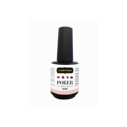 LUXURY NAILS :– POKER Mono Flash NUDE 15ml