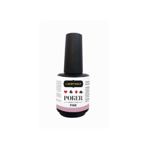 LUXURY NAILS :– POKER Mono Flash PINK 15ml