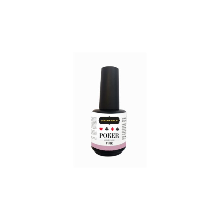 LUXURY NAILS :– POKER Mono Flash PINK 15ml